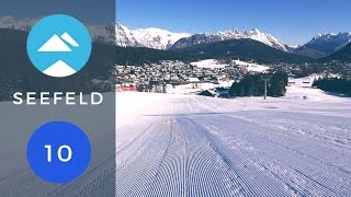 Blue 10 Seefeld  Piste View [upl. by Poll]