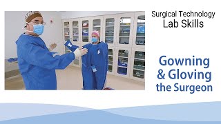 Gowning and Gloving the Surgeon [upl. by Guglielma]