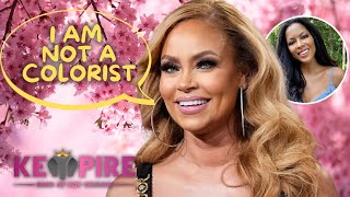 Gizelle Bryant Denies Being COLORIST  SHADES RHOP Newbie quotWas She Firedquot [upl. by Lovmilla]