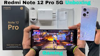 Redmi Note 12 Pro 5G unboxing and gaming MediaTak Dimensity 1080 Processor [upl. by Erkan]