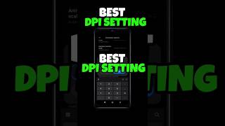 Secret DPI Setting 100 working 😱  best dpi for free fire 🥵  free fire dpi settings [upl. by Ynamad]