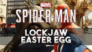 Marvels SpiderMan PS4 Lockjaw Easter Egg [upl. by Eelegna363]