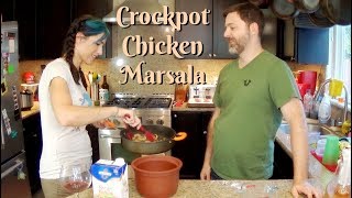 Slow Cooker Chicken Marsala  Cooking Show [upl. by Llemert]