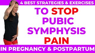 Pubic Symphysis 4 BEST strategies to stop pain [upl. by Repohtsirhc]