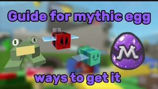 Guide for mythic eggs Bee swarm simulator [upl. by Ecela590]