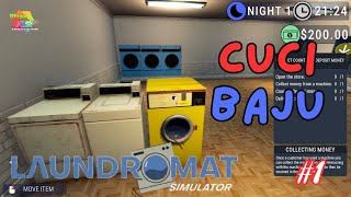 BUKA LAUNDRI CUCI BAJU  EP1  LAUNDROMAT SIMULATOR  ultimagamesindonesia [upl. by Servais713]