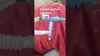 Closed suction catheter [upl. by Yeznil]