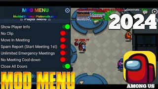 2024Among us MOD MENU For Android— Among us Mod Menu–How to use itStep By Step Guidepart4 [upl. by Nagel199]