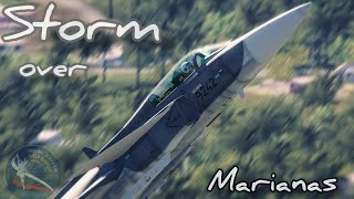 Virtual JAS39C Gripen Solo DisplayStorm over Marianas CinematicsDCS [upl. by Laleb164]