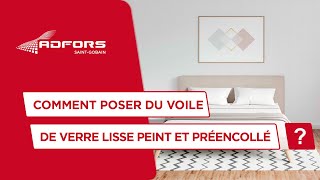 DIY  COMMENT POSER UN VOILE DE VERRE PEINT PRÉENCOLLÉ [upl. by Stedmann]