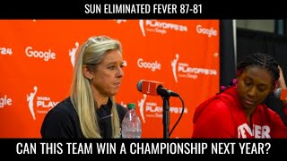 Indiana Fevers Championship Hopes For Next Year indianafever [upl. by Ahsait]