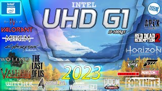 INTEL i31005G1  UHD Graphics G1 in 15 GAMES  20232024 [upl. by Hurwitz]