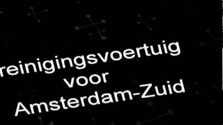 DiBO reinigingsvoertuig voor gemeentelijke reinigingsdienst AmsterdamZuid [upl. by Cummins]