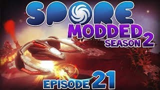 SPORE Modded  I BRING DESTRUCTION  Ep21 Season2  Spore [upl. by Schacker]