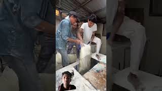 Sabun kaise banta hai machine shortvideo making ice marble [upl. by Yanej]