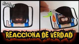 COMO DIBUJAR LA REACCION DEL MAGO DE FUEGO  CLASH ROYALE  how to draw fire wizard reaction [upl. by Finbar]