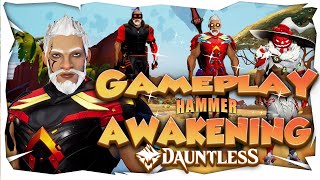 DAUNTLESS AWAKENING BETA HAMMER GAMEPLAY [upl. by Ventre]