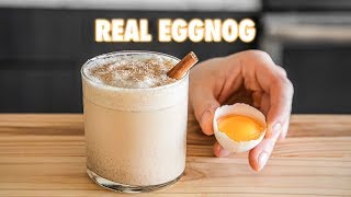 Super Easy Homemade Eggnog [upl. by Ainessey]