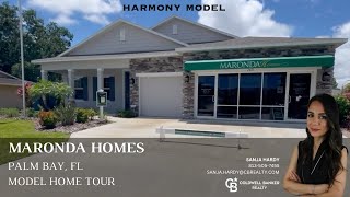 Maronda Homes Palm Bay Harmony Model Home [upl. by Niuqram137]