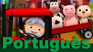 O Agricultor vai pro vale  Canções infantis  LittleBabyBum [upl. by Berke]