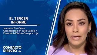 Caso Gabela Obstáculos y amenazas que ha enfrentado el tercer informe  Contacto Directo  Ecuavisa [upl. by Bathsheb]