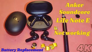 ANKER SOUNDCORE LIFE NOTE E NOT WORKING  HOW TO FIX NOT CHARGING  BATTERY REPLACEMENT [upl. by Flam]