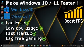 Make windows 10 faster   windows10slowbootproblem windows10slow windowslowwindowsslow [upl. by Oren300]