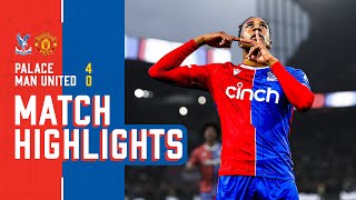 OLISE MAGIC 🪄 sinks MAN UNITED 😮‍💨  Premier League Highlights Crystal Palace 40 Manchester United [upl. by Nathan568]