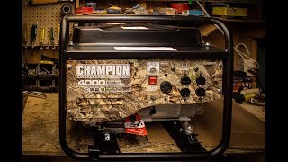 Champion generator 34000 watts [upl. by Wrench]