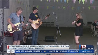 Main Street Fairmont hosts End of Summer Bash Hometown Market [upl. by Leirea]