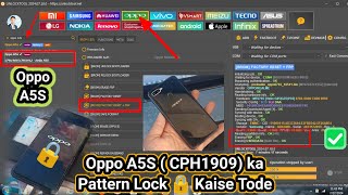 Oppo A5s Pattern Lock Kaise Tode  CPH1909 Pattern Unlock Process by Unlock Tool latest Method 2024 [upl. by Atiram]