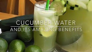 Cucumber Water And It’s Amazing Benefits Aguas Frescas [upl. by Halludba]