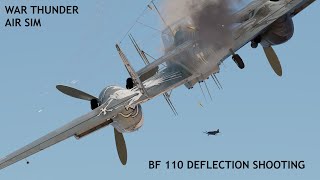 Bf 110 deflection shooting and adverse yaw [upl. by Gerstner]