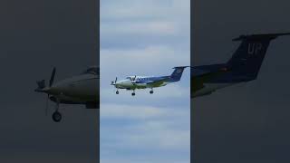 2015 Beechcraft B300 King Air 350i Landing At New Century Aircenter JCIKIXD  N842UP [upl. by Adnanref]