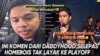 INI KOMEN DARI DADDYHOOD SELEPAS HOMEBOIS BERJAYA STAY DI NEXT SEASON [upl. by Rellim]