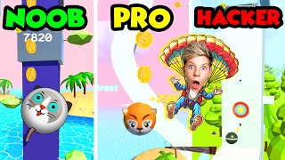 🐶Can We Go NOOB to PRO to HACKER in POKEY BALL🐱 Prezley [upl. by Releyks]