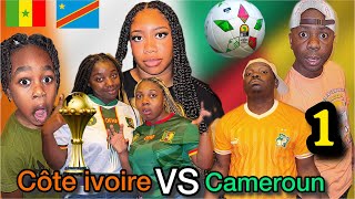 CAMEROUN VS COTE IVOIRE LE MATCH DE LA CAN 2024 🇨🇮🇨🇲 ÉPISODE 1 [upl. by Kylynn]