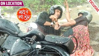 Maati Se Bandhi Dor  Ranvijay Aur Vaiju Ne Baarish Mein Kiya Romance  On Location [upl. by Aindrea971]