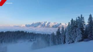 WOOOW  Morgenstimmung auf der Planai  Ski amadé bald gehts los [upl. by Flossie]