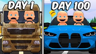 Babies play ROBLOX DUSTY TRIP for 100 DAYS [upl. by Gnidleif]