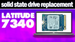 How To Replace Your M2 NVMe SSD  Dell Latitude 7340 [upl. by Lananna]