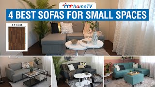 4 Best Sofas For Small Spaces  MF Home TV [upl. by Retsae]