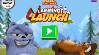 Lemmings Launch Grizzy and The Lemmings GamePlay [upl. by Page]