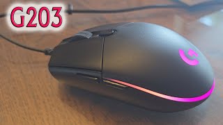 Logitech G203 Lightsync Gaming Mouse Review [upl. by Simonne]