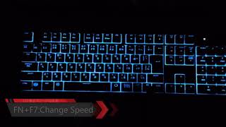 Cooler master Masterkeys Lite L LEDパターン変更操作方法 [upl. by Romine]