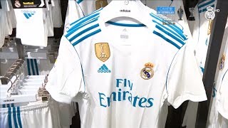 Nueva camiseta Real Madrid 201718 Equipación Adidas [upl. by Yarvis]