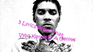 5 Lyrics That Prove Vybz Kartel Is A Genius [upl. by Ramahs]