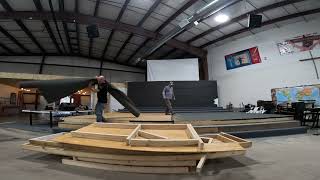 Faith Baptist Removal of the Youth Rally platform [upl. by Odnuges]