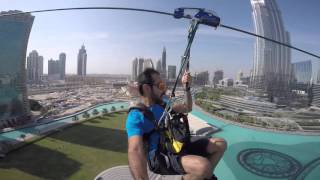 XLINE Zipline Xdubai Dubai [upl. by Adle302]