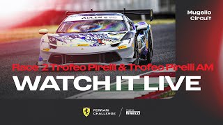 Ferrari Challenge Europe  Mugello Race 2 Trofeo Pirelli amp Trofeo Pirelli AM [upl. by Georges]